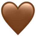 🤎 Brown Heart Emoji (Apple)