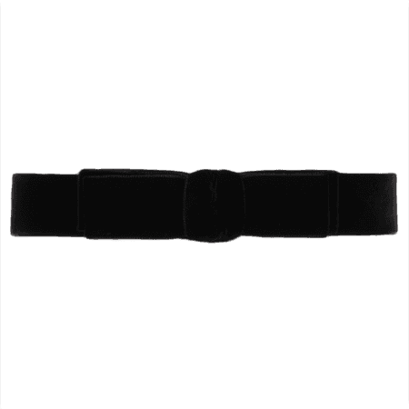 Waist belt “Bow” in black velvet - Lena Hoschek