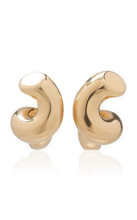 Gold-Plated Earrings By Bottega Veneta | Moda Operandi