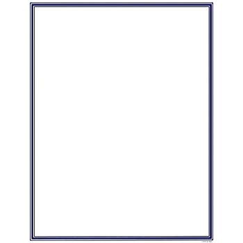 Amazon.com: Great Papers! Navy Border Letterhead, 8.5"x11", 80 Count (2014024): Office Products