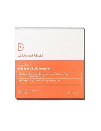 Amazon.com : Dr Dennis Gross Alpha Beta Exfoliating Body Treatment Peel, for Visibly Firmer, Glowing, Polished Skin (2 Pack) : Beauty & Personal Care