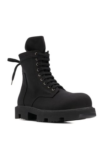 Rick Owens DRKSHDW lace-up Ankle Boots - Farfetch