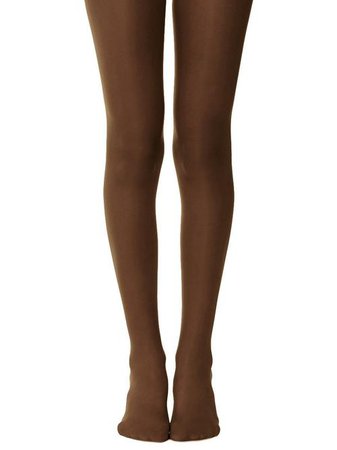 Solid Brown Tights - Zohara Worldwide