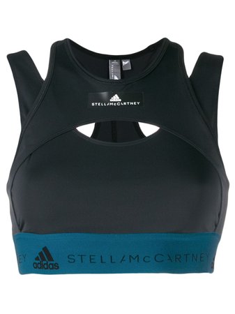 Adidas By Stella McCartney Top Cropped Hybrid - Farfetch