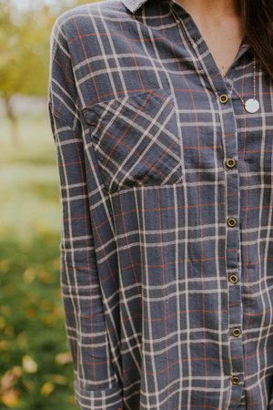 Wilshire Oversized Flannel | ROOLEE Tops