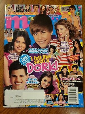 M Magazine Jan 2014 complete magazine Teen Celebrity Justin Bieber Selena Gomez | eBay