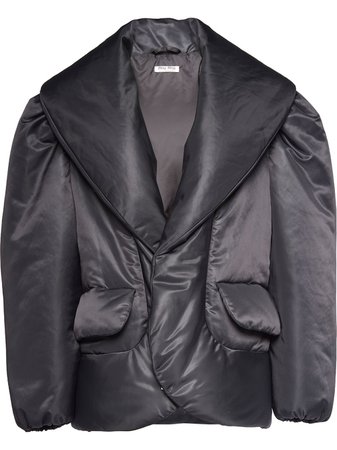 Miu Miu padded jacket black ML6631XXC - Farfetch