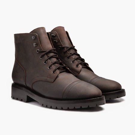 Men's Tobacco Captain Lace-Up Boot - Thursday Boot Company