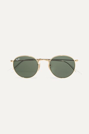 Ray-Ban | Round-frame gold-tone sunglasses | NET-A-PORTER.COM
