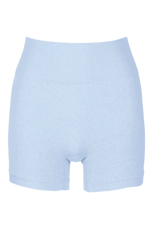 light blue shorts