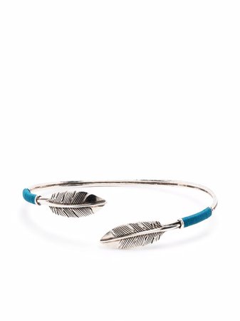 Gas Bijoux Duality feather bracelet