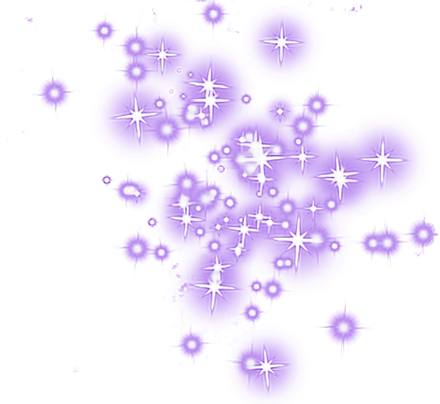 Transparent Purple Sparkles