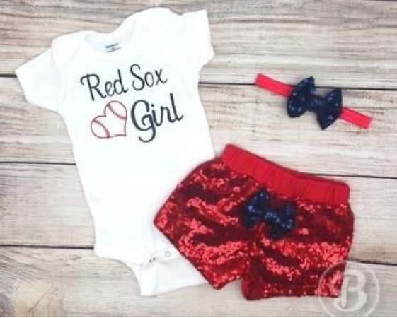Red Sox baby outfit