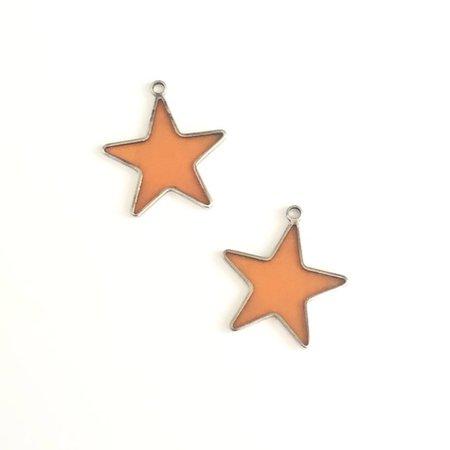 Vintage Jewelry | Vintage Pink Star Charms | Poshmark