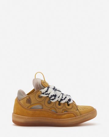 Leather Curb Sneakers | Lanvin
