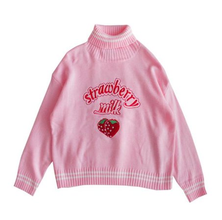 Strawberry Milk Sweater | Kawaii, Pastel Aesthetic Clothes