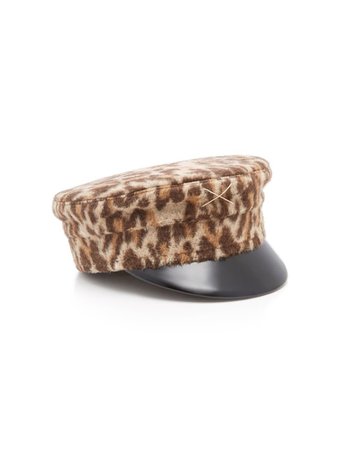 cheetah print hat