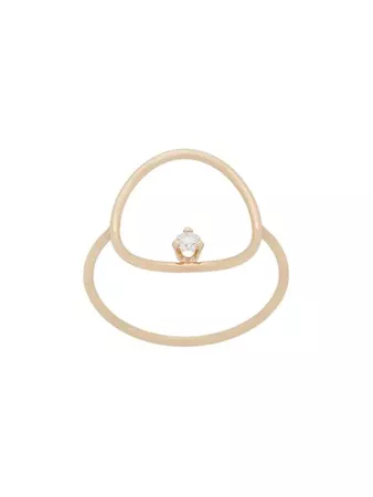 Zoë Chicco Gold Diamond Circle Ring
