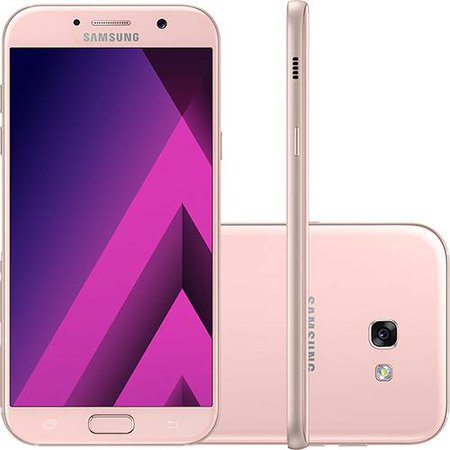 Smartphone Samsung Galaxy A7 Dual Chip Android 6.0 Tela 5,7" Octa-Core 1.9GHz 64GB 4G Câmera 16MP - Rosa nas Lojas Americanas.com