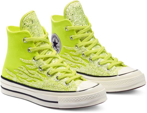 Chuck Taylor(R) All Star(R) 70 Archive Glitter High Top Sneaker