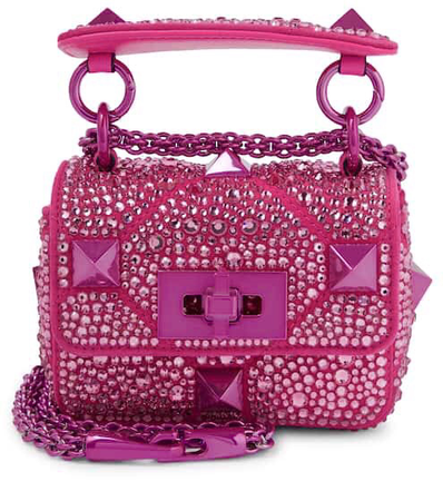 Valentino pink crystal bag