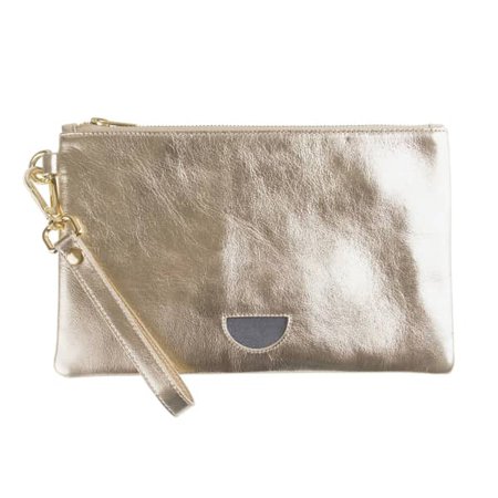 gold clutch by Lime and soda