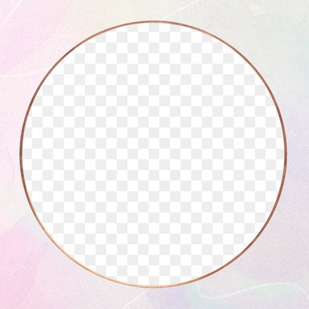 Pastel watercolor round frame design element | Free stock illustration | High Resolution graphic