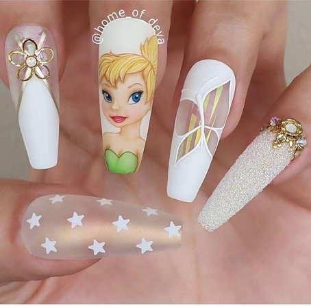 Tinkerbell nails