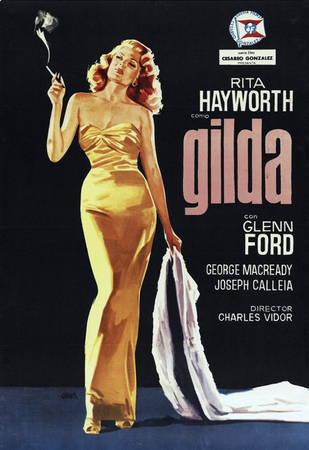 gold Rita Hayworth Hollywood photography