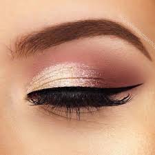pink and gold prom make up - Google Search