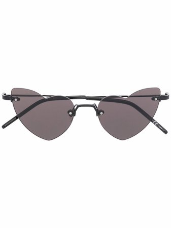 Saint Laurent Eyewear Tinted heart-frame Sunglasses - Farfetch