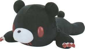 red and black gloomy bear laying down - Google Search