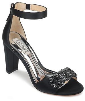 Edaline Crystal Embellished Ankle Strap Sandal