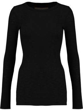 Ribbed Cotton-jersey Top