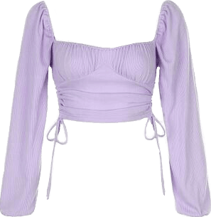 light purple long sleeved top