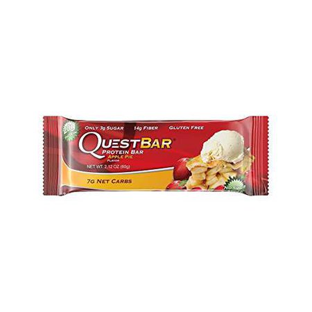 Amazon.com: Quest Nutrition Protein Bar, Blueberry Muffin, 21g Protein, 5g Net Carbs, 190 Cals, Low Carb, Gluten Free, Soy Free, 2.12oz Bar, 12 Count, Packaging May Vary: Home & Kitchen