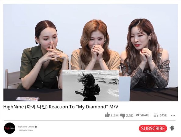 HighNine (하이 나인) Reaction To "My Diamond" M/V