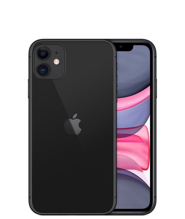 black iphone 11