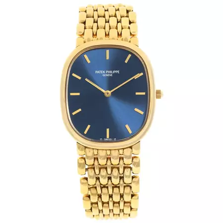 Patek Philippe Ellipse 18k yellow gold Automatic Wristwatch Ref 3738/122 at 1stDibs