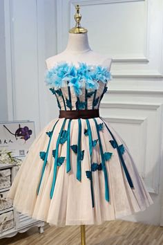 Alice in Wonderland Inspired Prom Dress