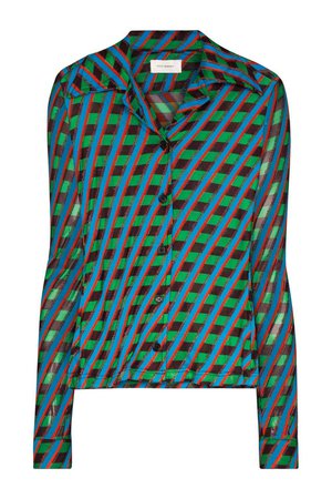 Mambo Shrunken Shirt | Wales Bonner | Womenswear - Wales Bonner