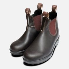Blundstone stout brown boots