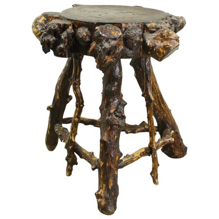 Antique Swedish Side Table, from Branches and Burrs For Sale at 1stDibs