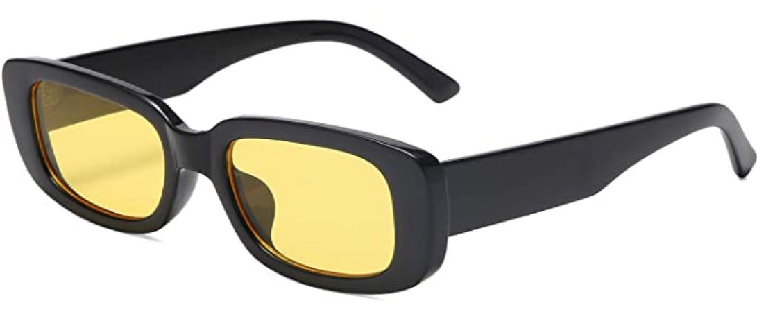 black and yellow shades sunglasses