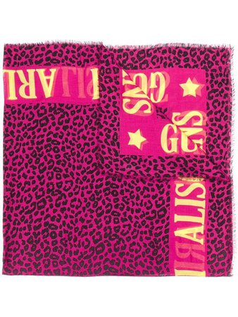 Gucci leopard print scarf