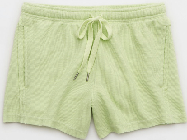 aerie green beach shorts