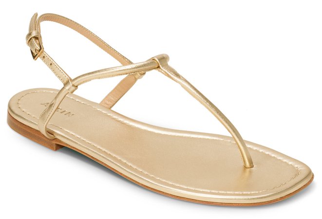 gold sandels