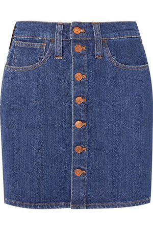 Madewell | Denim mini skirt | NET-A-PORTER.COM