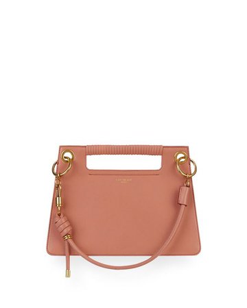 Givenchy The Whip Small Cut-Out Leather Cross-Body Bag In Black