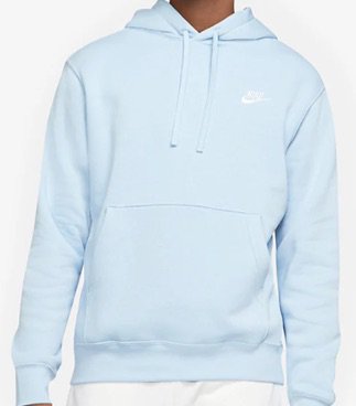 Nike hoodie baby blue
